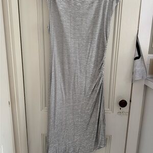 Max Studio Black and White Striped Dress